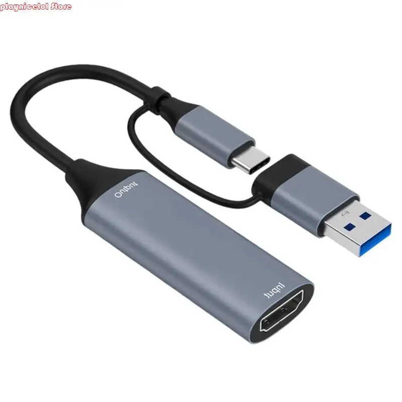 

E8BA Video Card USB+Type C to HDTV USB Video Device Convert Digital