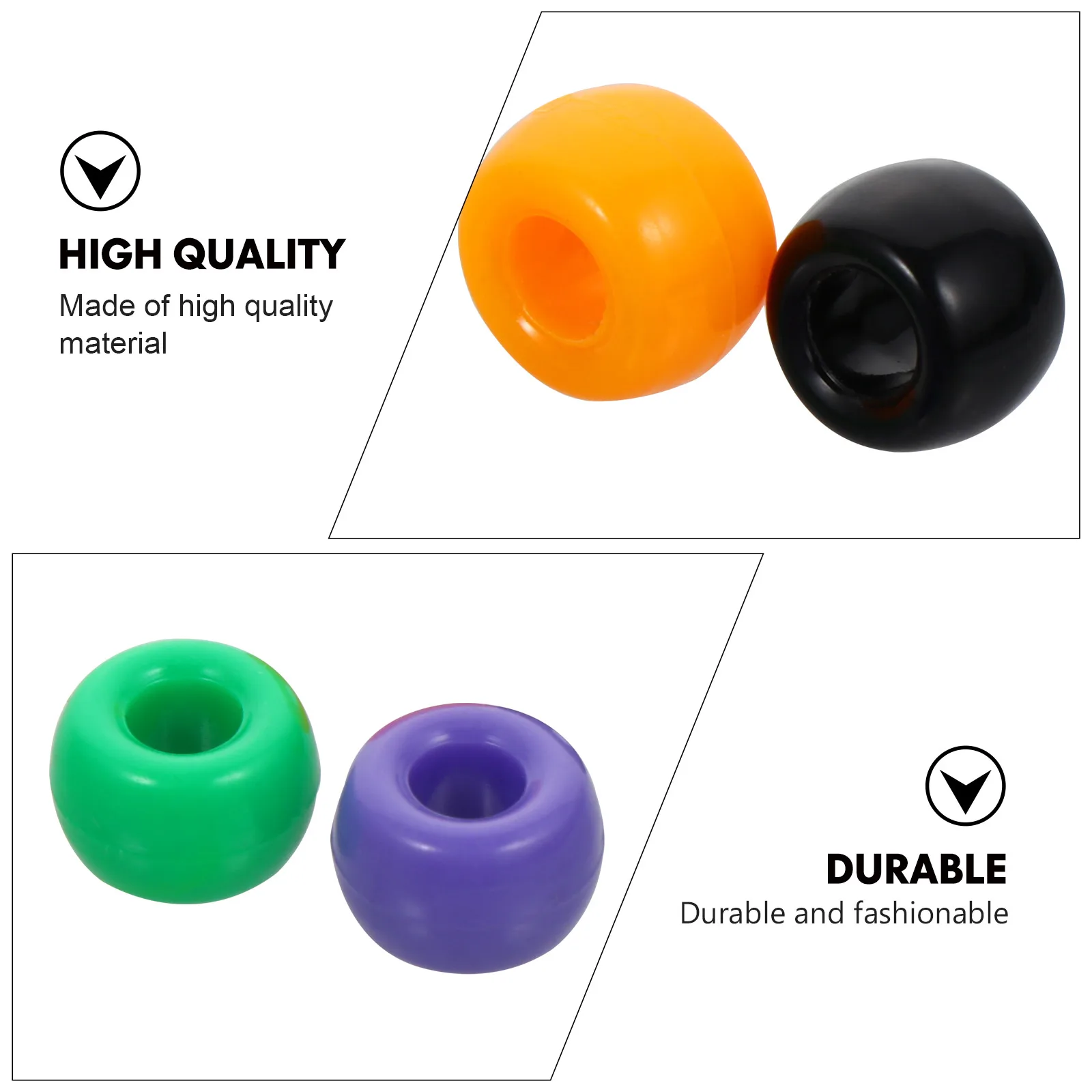 

Halloween Beads Plastic Craft DIY Jewelry Accessories Decorative Loose Beads Set for Necklace Keyring Making Activities