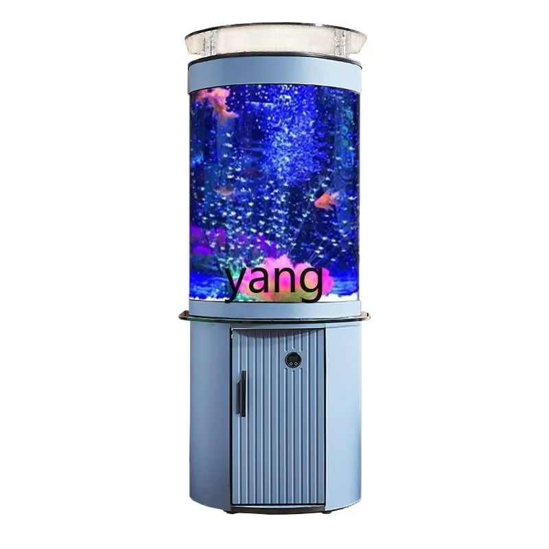 

Yjq fish tank aquarium living room household silent bottom filter water-free ecological landscaping glass tank