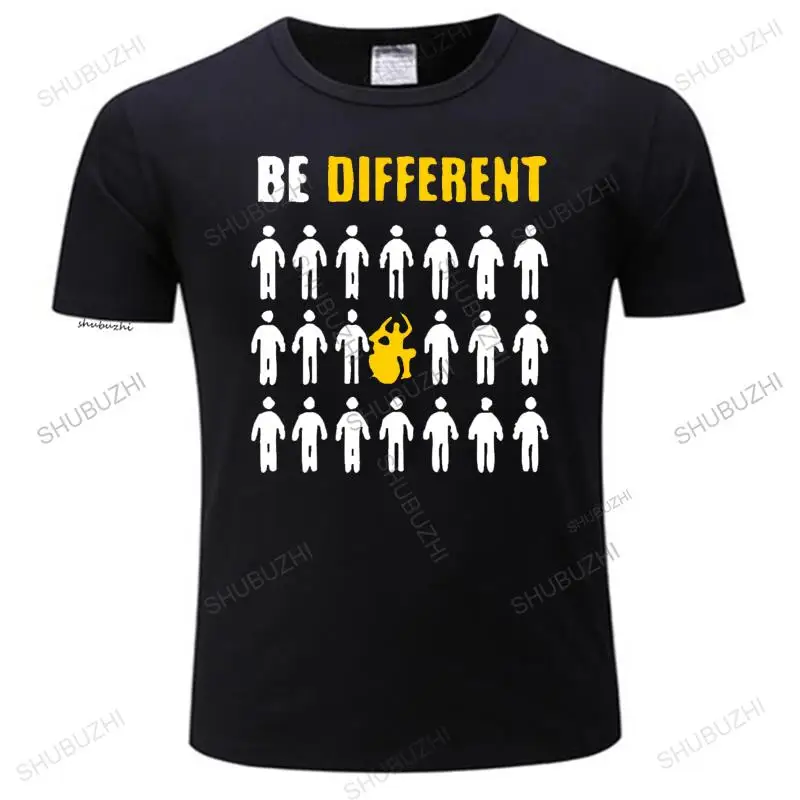 New summer t shirt black short sleeve tops for men I'D RATHER BE Different DRUMMING Men O-neck streetwear Teeshirt oversized