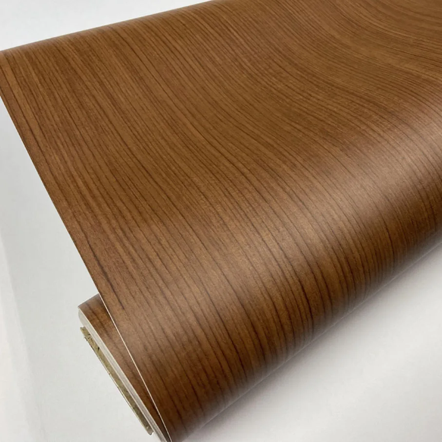 Top quality W1539 Wood Vinyl Sticker Waterproof Wood Grain Textured PVC Wrap Car Internal decoration Furniture Wood Grain Film