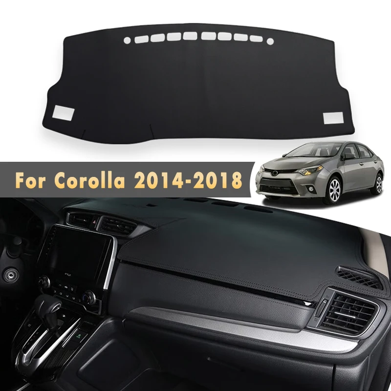 Car Dashboard Covers For Toyota Corolla 2018 2017 2016 2015 2014 Auto Mats Sun Shade Instrume Panel Accessories Waterproof