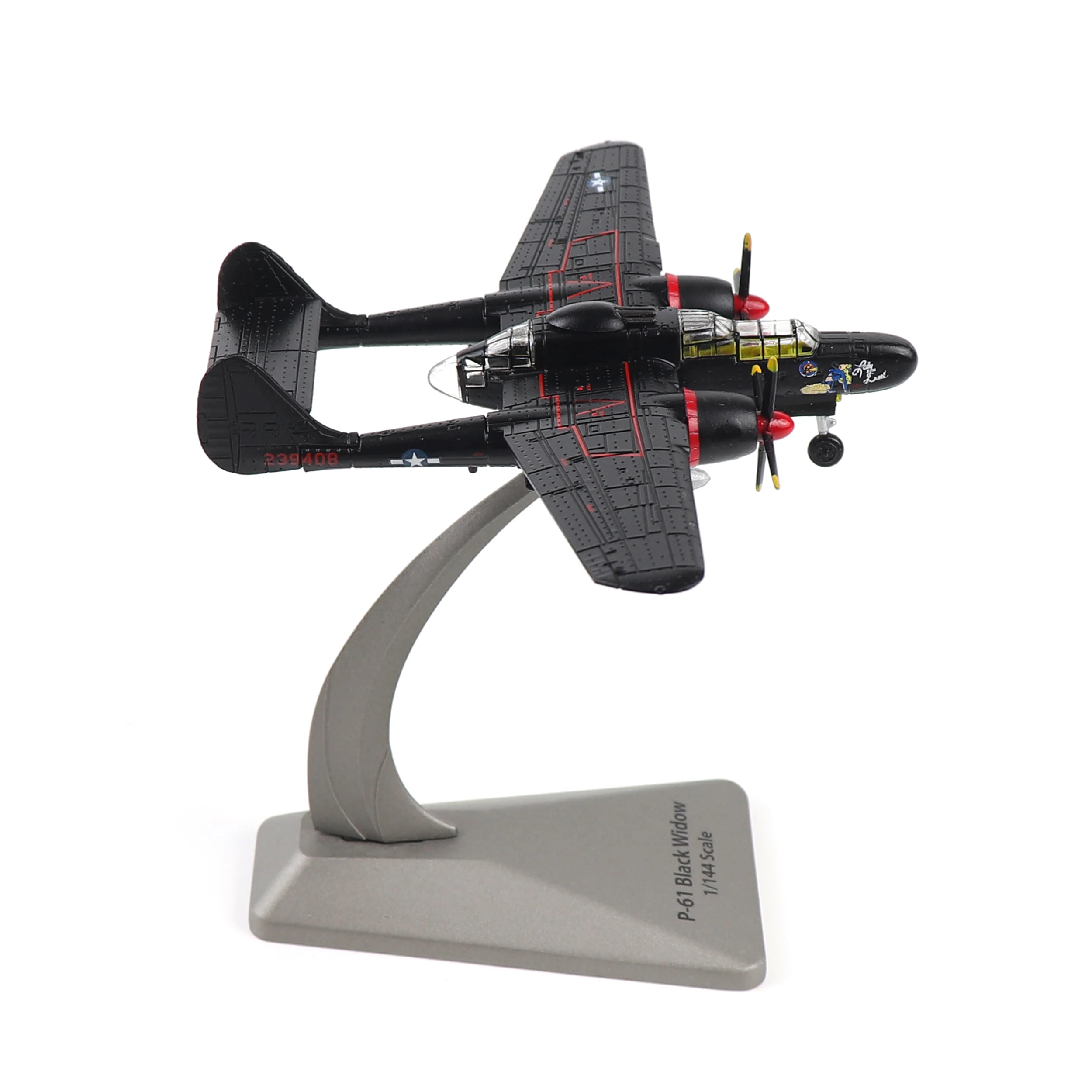 

Металлическая модель классического истребителя Northrop P-61B Black Widow NUOTIE 1:144 для коллекции и подарка