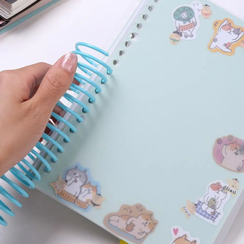 5PCS 16/35MM Scrapbook Album Binder Loose-leaf Binding Coils Spiral Trimmable Loose-leaf Binding Strip Plastic Binding Rings