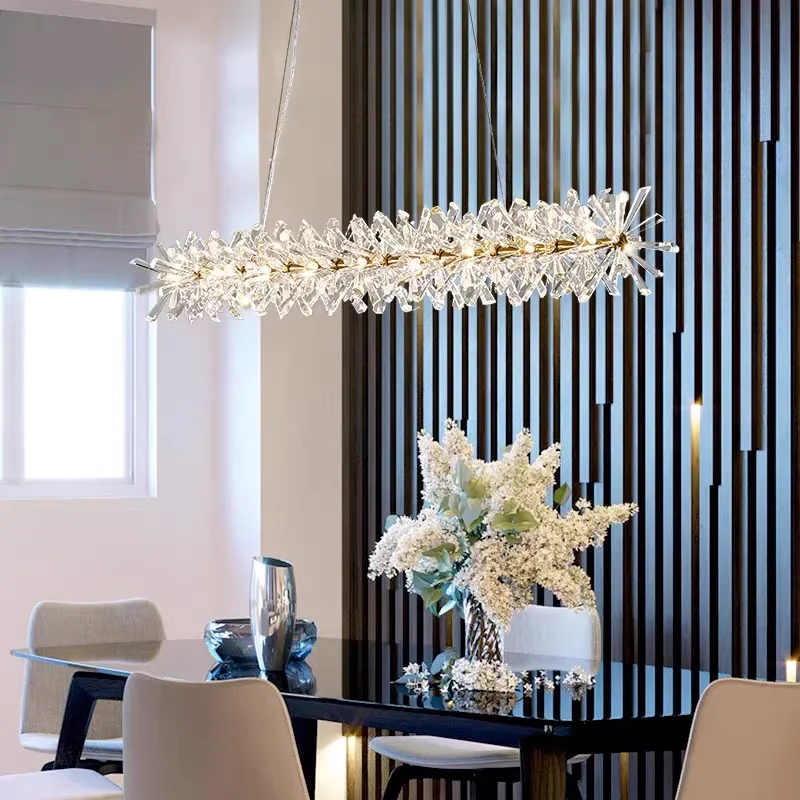 Diamond crystal chandelier Post Modern luxury decor light Art Deco Circle Bedroom Living Room Led dinning room furniture lightin