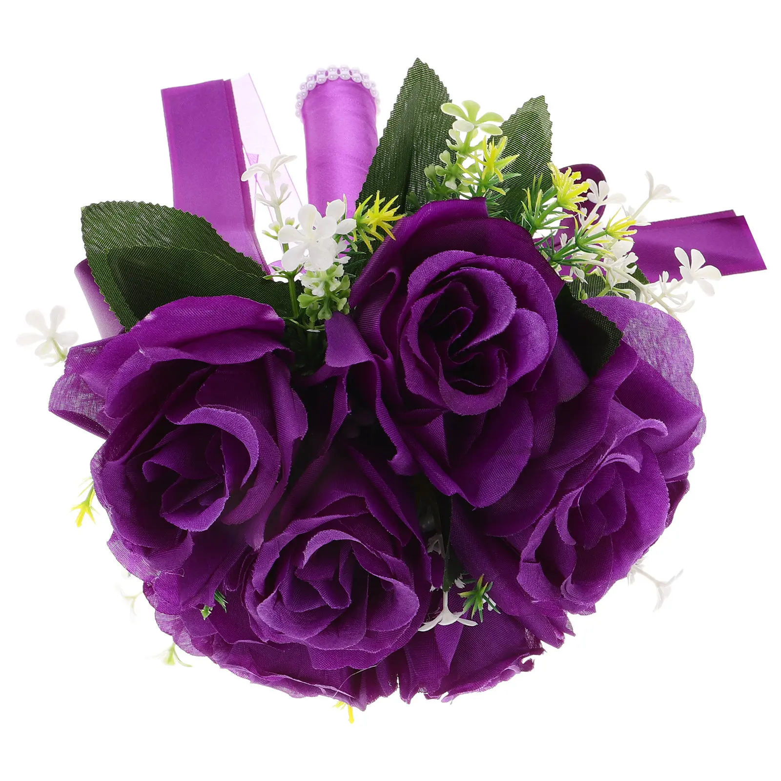 buque-de-noiva-realista-com-rosas-roxas-artificiais-toque-macio-leve-e-elegante-buque-de-mao-para-cerimonia-de-casamento-e-centro-de-mesa