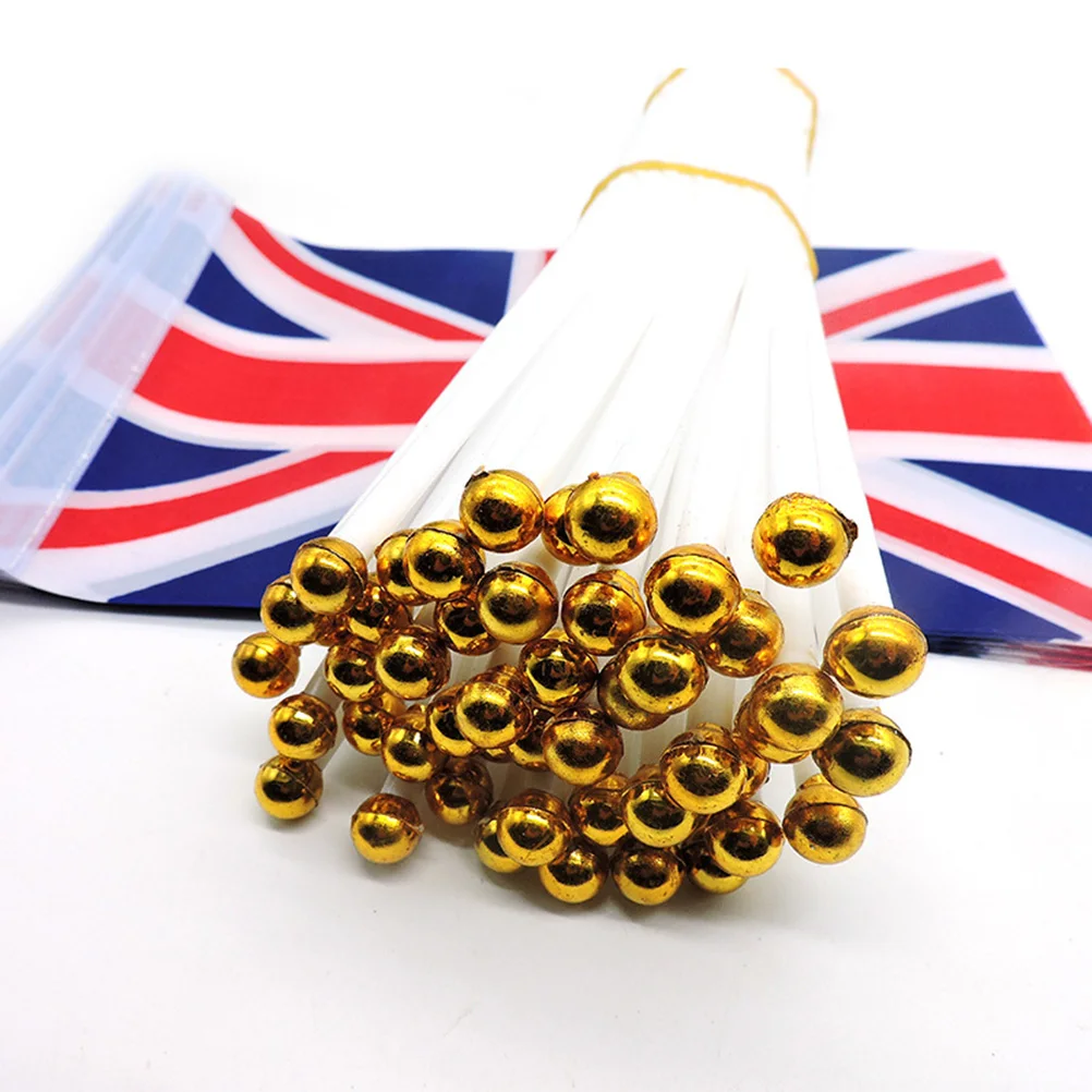 

6Pcs Uk Hand Waving Flag Made of Premium Polyester Perfect for Party Outdoor Event Great Britain Flags