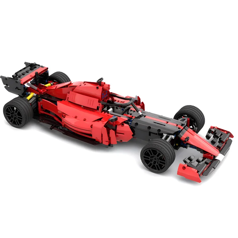 MOC-bloques de construcción de supercoche para niños, juguete educativo de bloques de construcción modelo MOC 61203 Speed Champions, fórmula F1 42125 B, regalo de Navidad