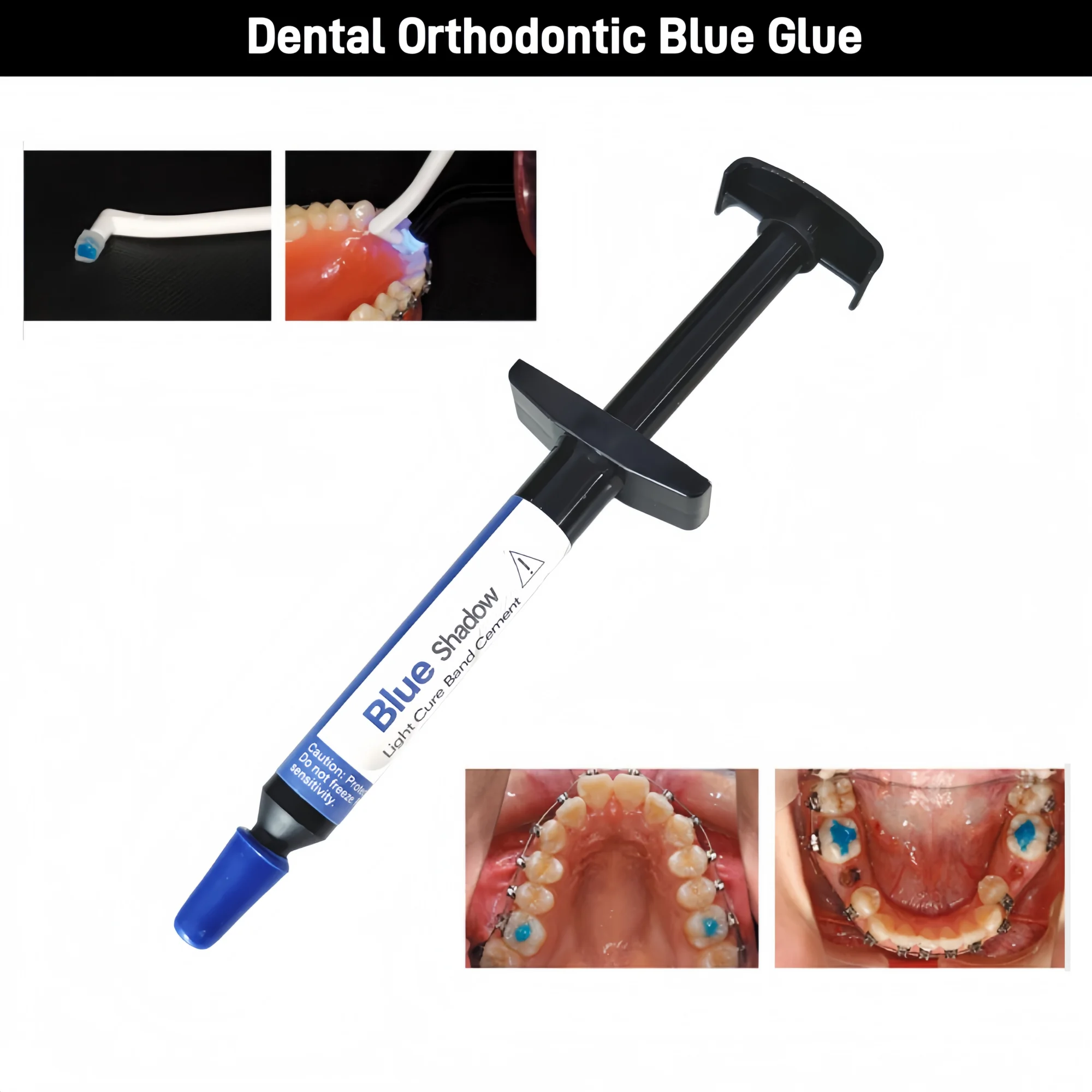 

5ml Dental TURBO Blue Glue Composite Resin Orthodontic Adhesive Light Cure Band