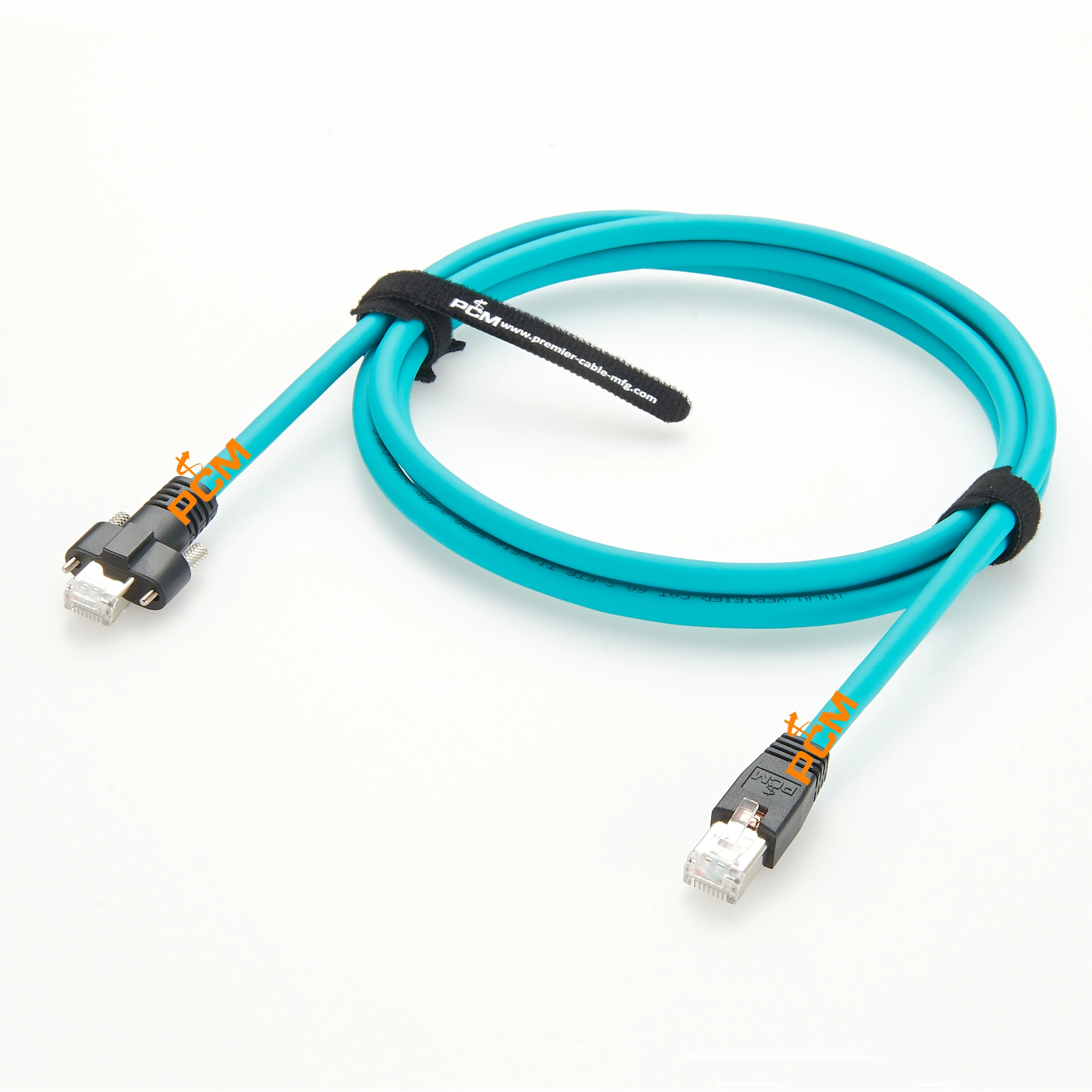 Гигабитный Ethernet-кабель GigE с винтовым монтажным замком, промышленная цифровая камера, видеокабели машинного зрения, RJ45 8P8C PoE