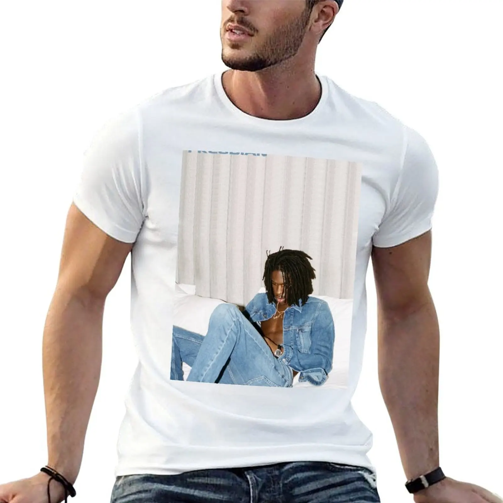 

DANIEL CAESAR DENIM T-Shirt t shirts cotton 100% anime tshirt T-Shirt