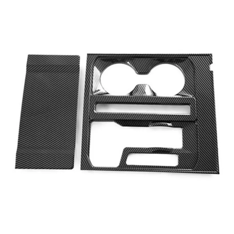 

AYV For A Set 2021-2024 for F150 Raptor Carbon Fiber Center Console Gear Shift Cup Holder Trim Cover Panel Interior Accessories