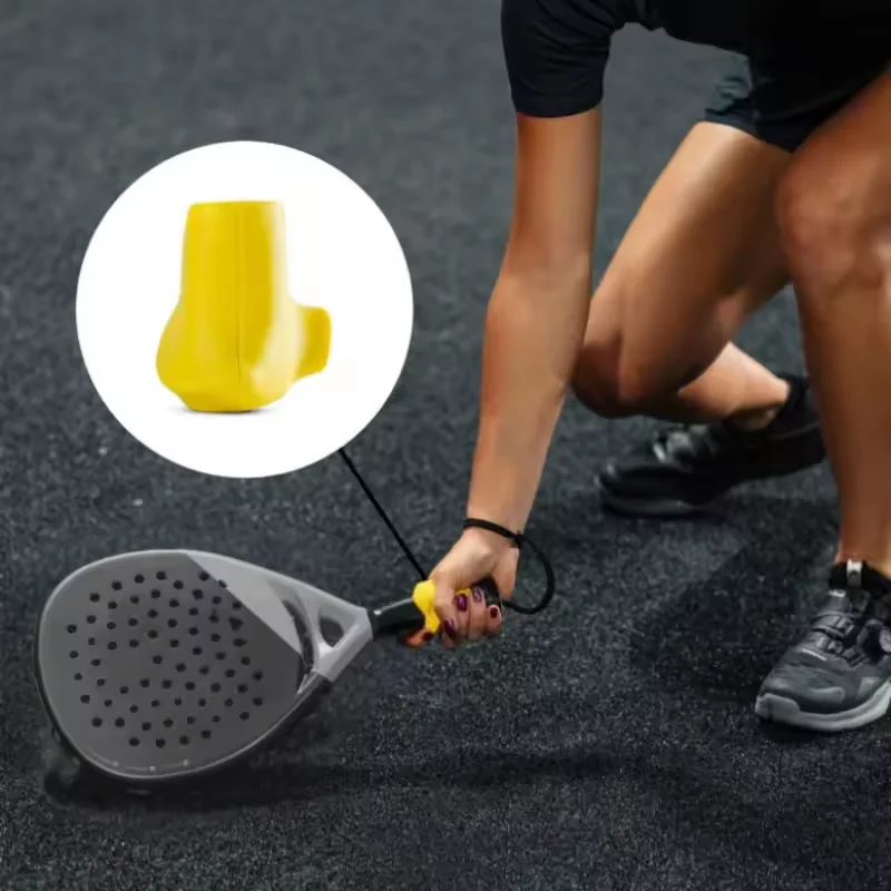 1 unidade Corretor de Grip para Raquete de Tênis e Padel, Dispositivo de Correção de Grip de Raquete Peak, Antiderrapante, de Silicone, Portátil e Confortável, para Treinamento de Pegada