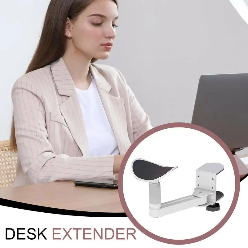 

Arm Rest For Desk Elbow Support For Desk 3-Levels Height Adjustable Chair Accessory For Typing Manicure Table Recliner