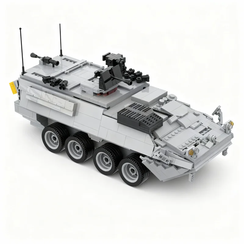 636pcs MOC Recon Vehicle Model Building Blocks Architecture Assemble DIY Creative Christmas Gifts Toy Education Brick Idea Kids