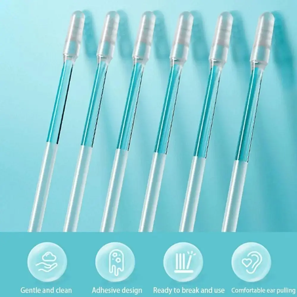 New Kids Silicone Disposable Ear Swabs Soft Ear Cleaner Ear Wax Removal Tool Sticky Ear Swabs Adults image 4