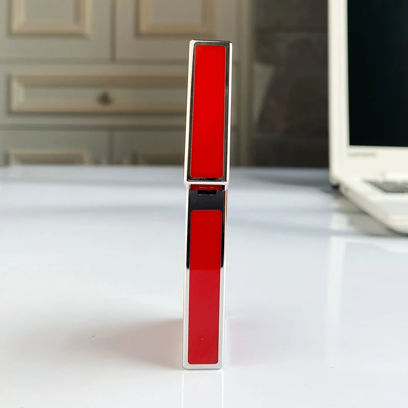 

Luxury Commemorative Butane Lighter Single/Dual Flame with Ping Sound Natural Paint Design for Cigarette Smokers