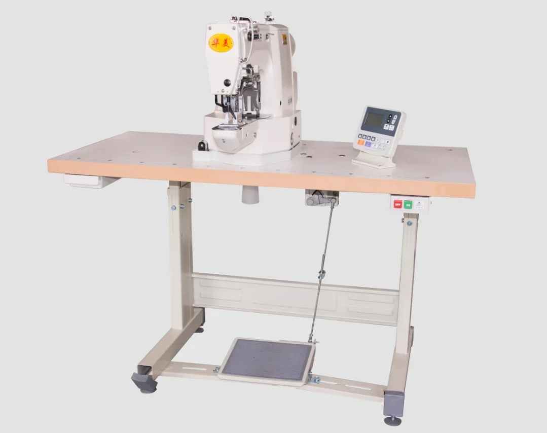 New design  HuaMei  Bar Tacking Machine pattern sewing Machine 50*40cm  logo sewing machine