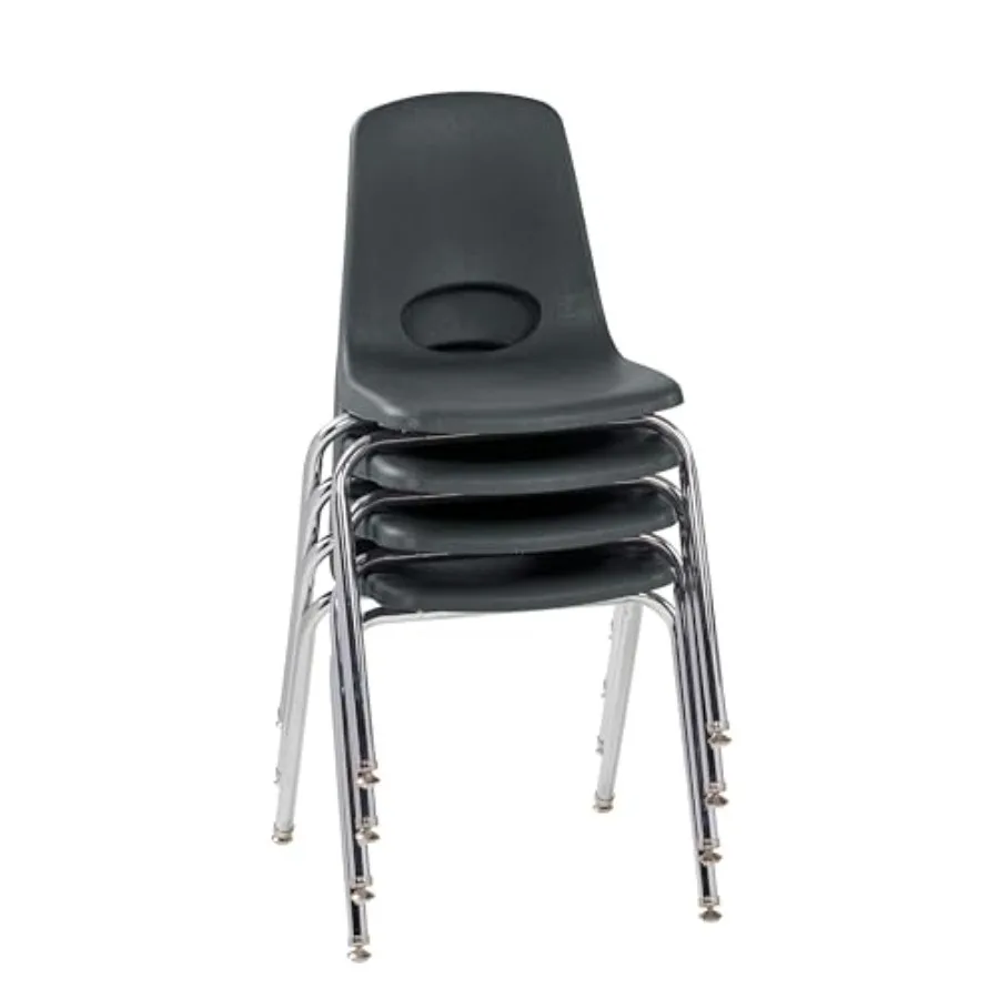 

FDP Round Activity School and Office Table 36 inch,Standard Legs with Swivel Glides, Adjustable Height 19-30 Inch - Gray Top an
