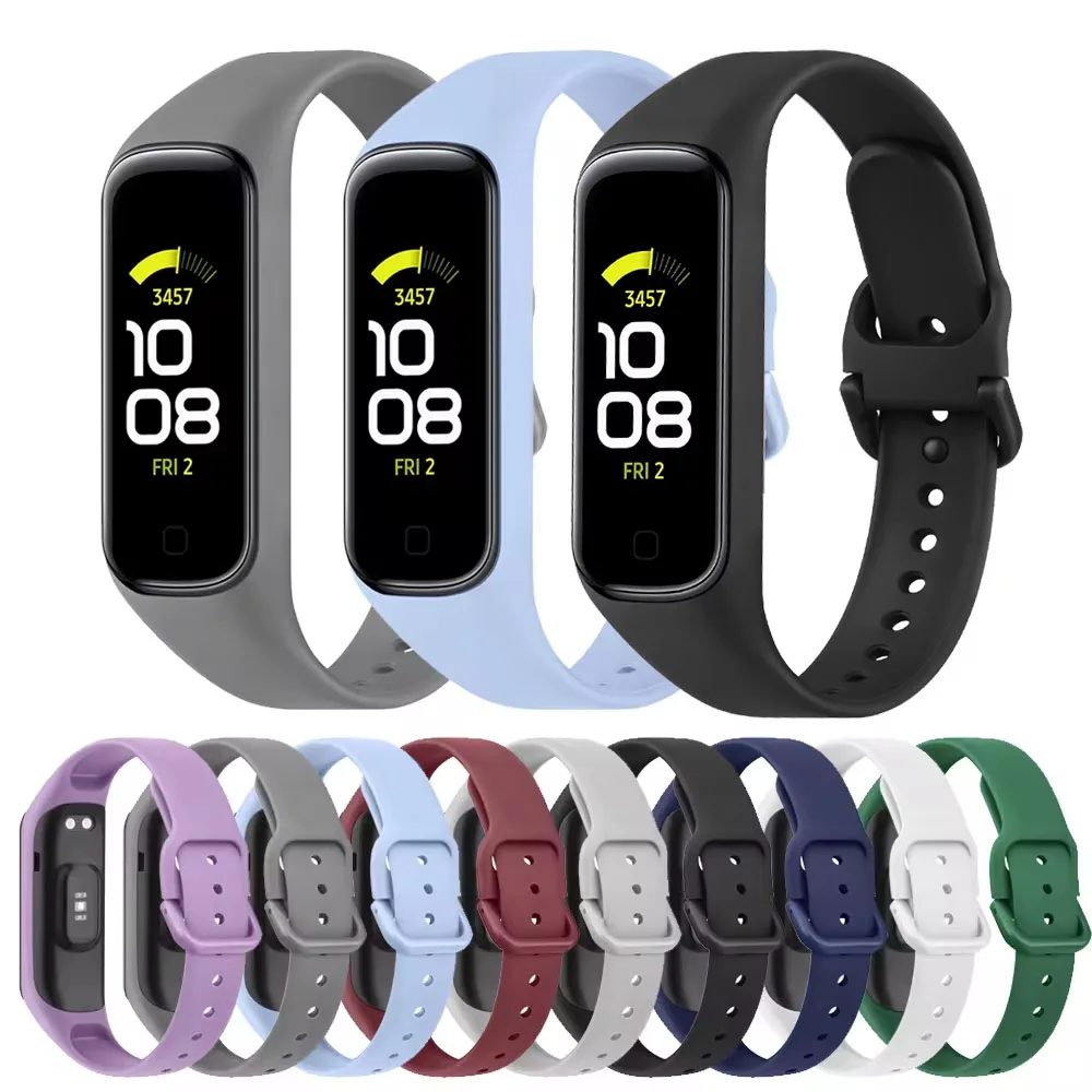 Мягкий силиконовый ремешок для Samsung Galaxy Fit 2, сменный спортивный ремешок для часов Correa для Samsung Galaxy Fit 2, ремешок