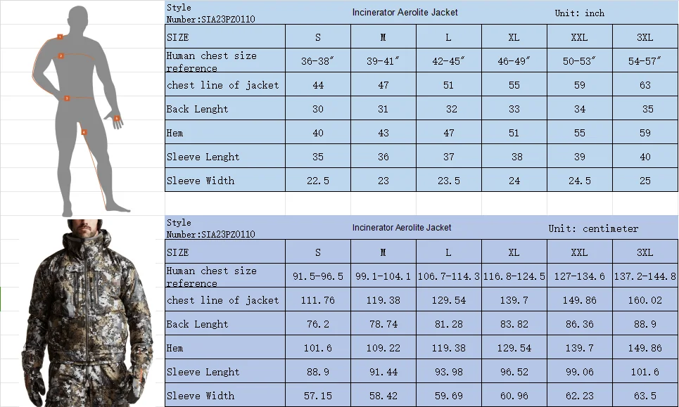 Ainfad Herren Herbst-Winter Tarnmuster Wasserdichte Isolierte Angeljacke, Aerolite-Jagdbekleidung – Detail 2