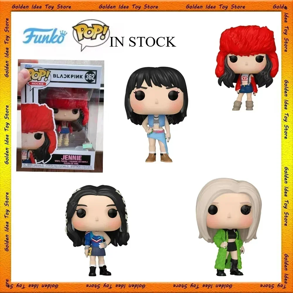 Original Funko Pop Blackpink Figurine Model Lisa Statue Jennie Action Figure Jisoo Anime Figure Rosé Figure Collection Model Toy