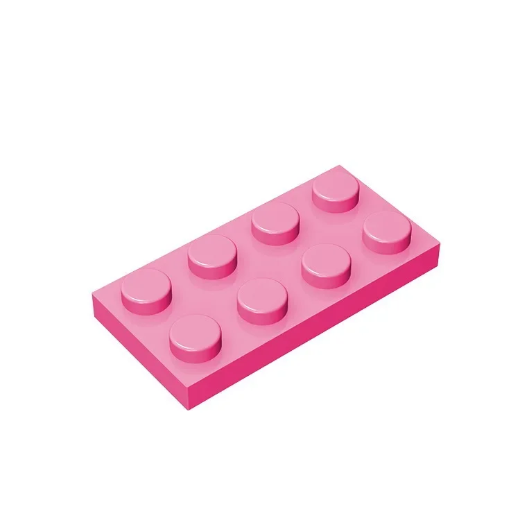 Gobricks GDS-511 Platte 2 x 4, kompatibel mit Lego 3020 Teilen, Kinder-DIY-Baustein, Partikelplatte zum Selbermachen