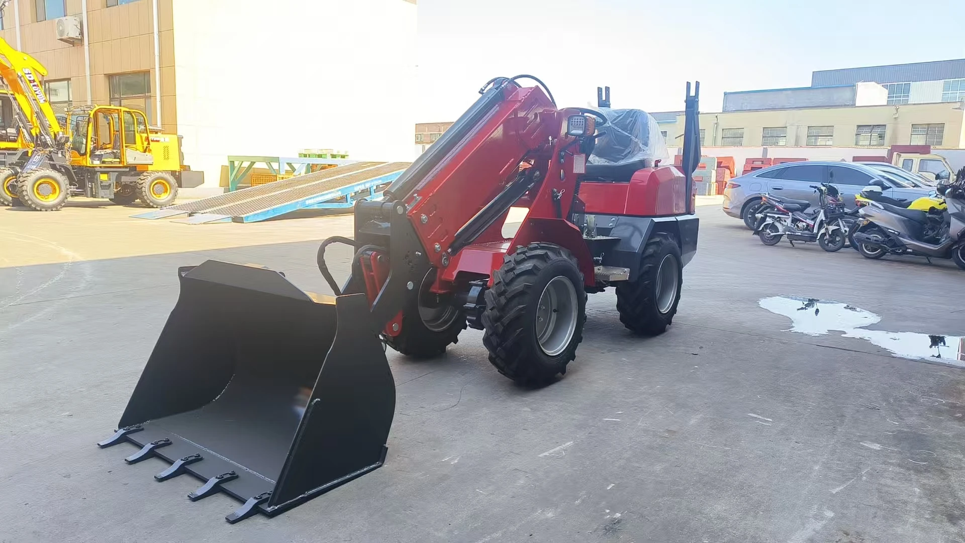 Hot Selling New Multi-Purpose Telescopic Wheel Loader CE Certified All Terrain Telescopic Arm Loader