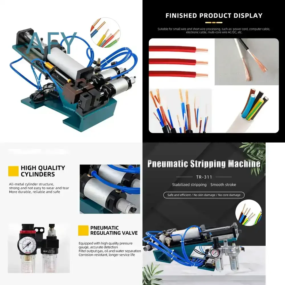 TR-311 for Automatic Pneumatic Wire Cable Cutting Stripping Machine Desktop Thermal Stripping Tool for Electrical Wiring