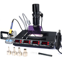 YIHUA 1000B 4 in 1 BGA Rework Station Infrared Preheater, Desoldering Hot Air Rework Station,Temp Sen