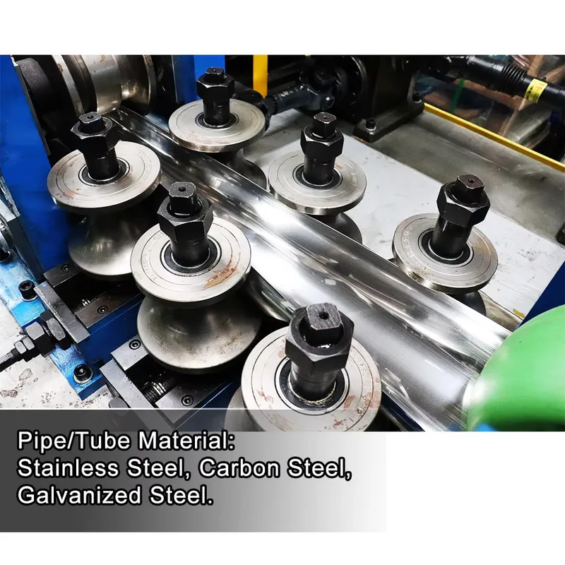 The Best Price of SS MS Circular Square Rectangular Steel Pipe Rolling Mill Manufacturing Plant