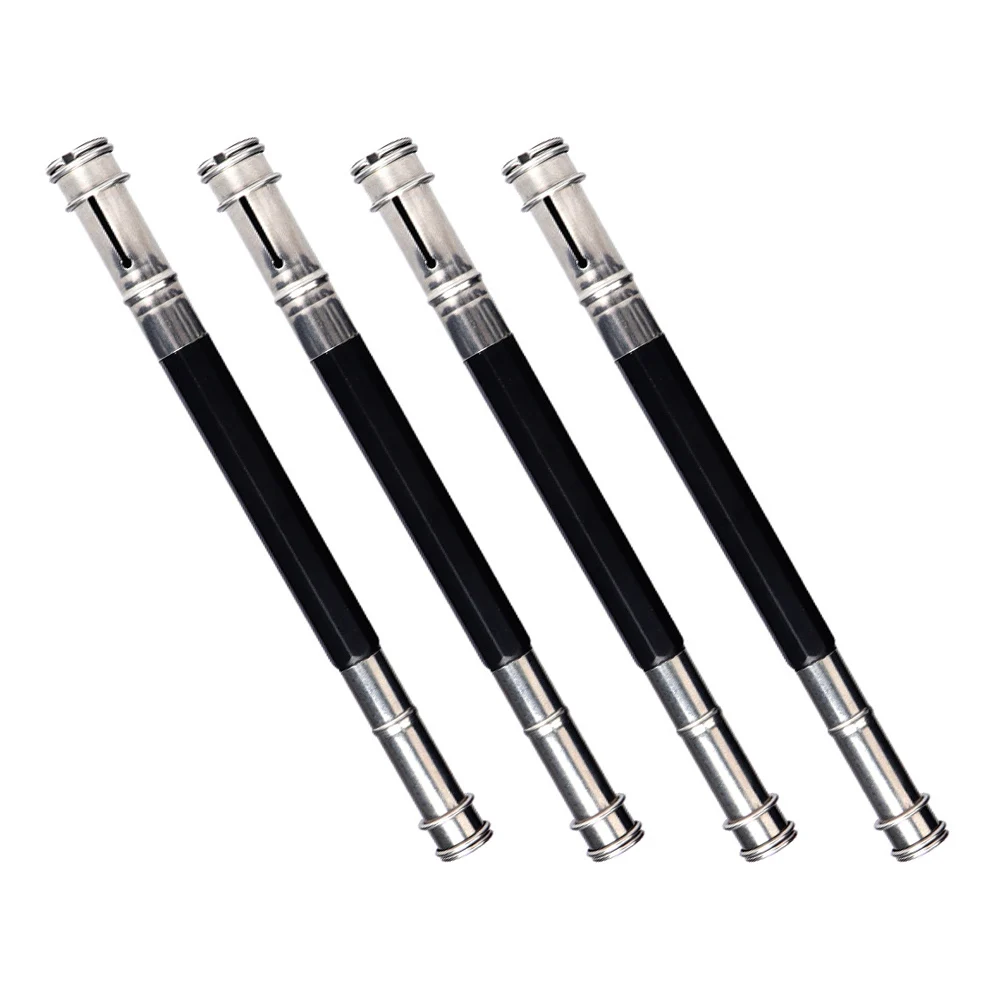 

4 Pcs Pencil Extender Durable Plastic Metal Extend Short Pencils Artistic Drawing Tools School Office Supplies Portable Holder