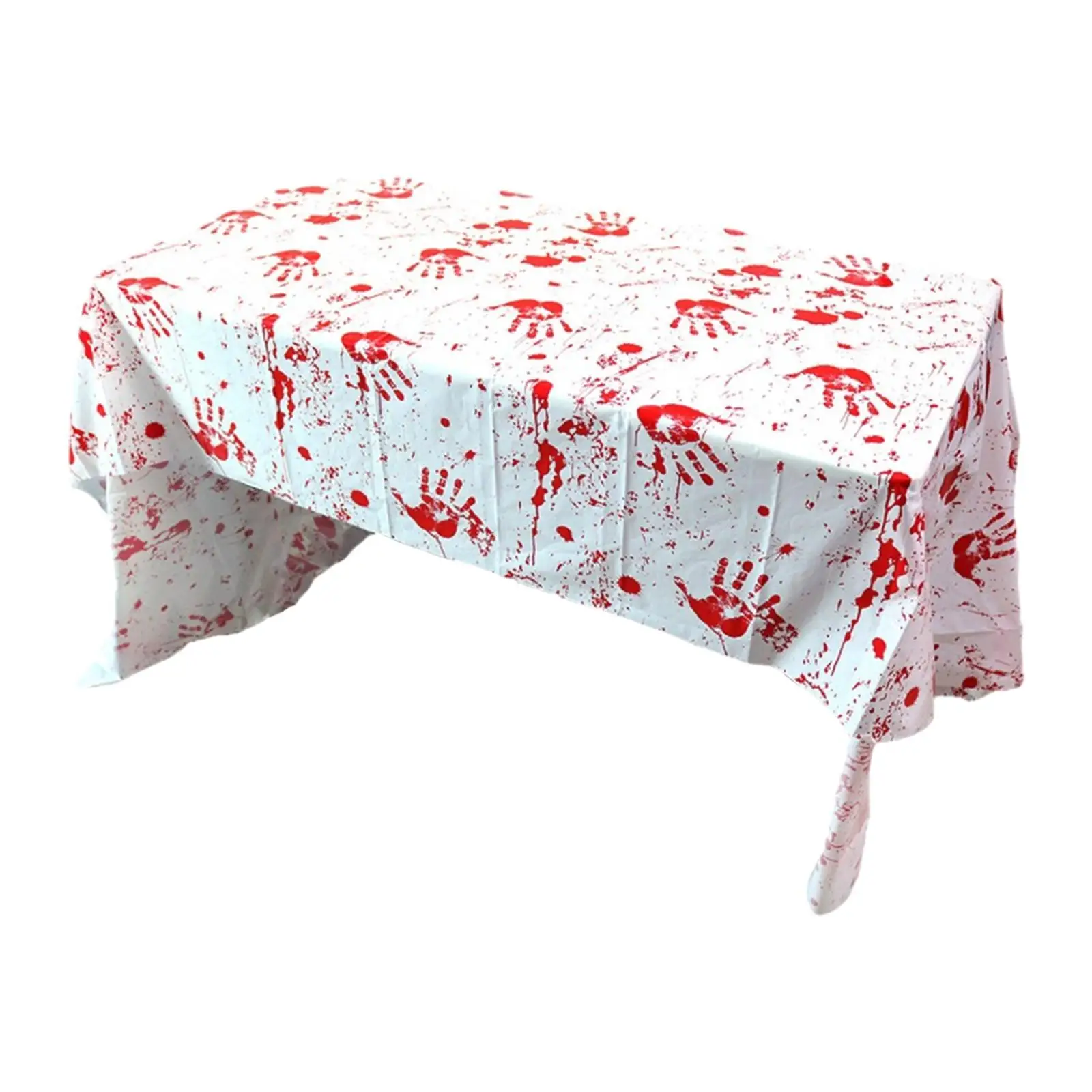 

Halloween Foil Table Cloth, 137x183cm Holiday Tablecloth, Waterproof for Horror Night, Indoor, Dining Room Decoration