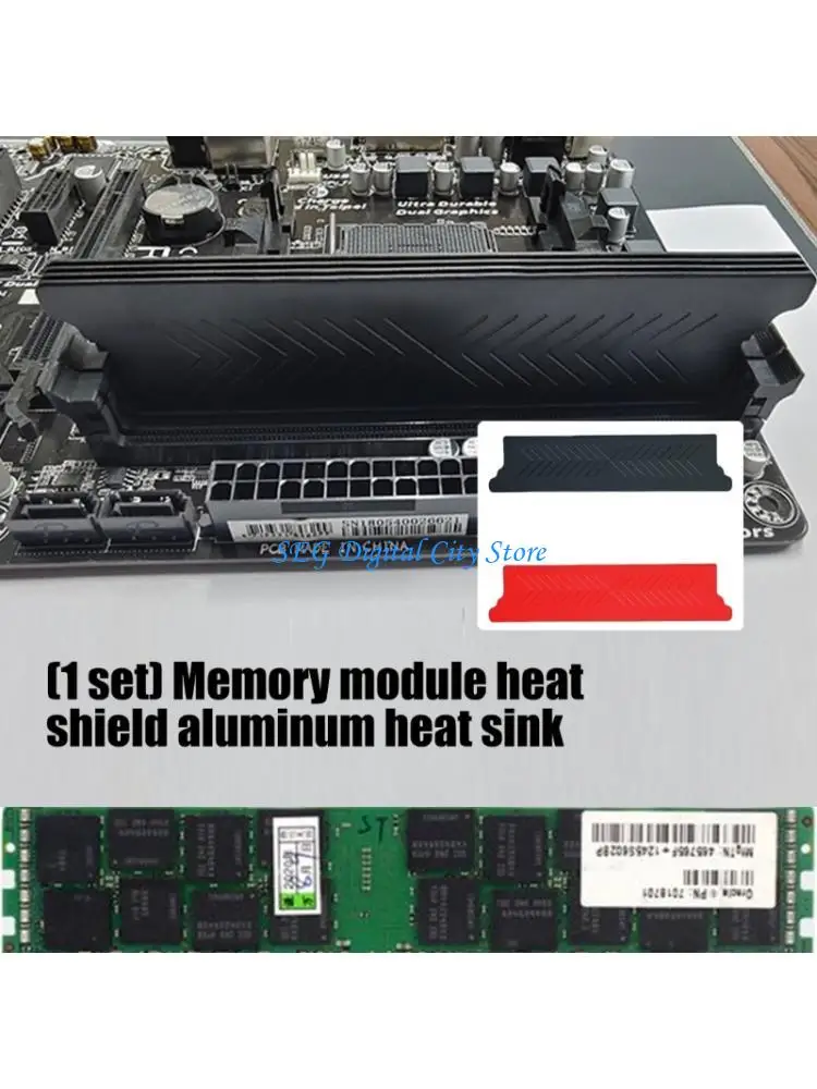 

U75B Universal RAMs Coolers Heat Spreader For Multiple Memory Module Quick Setups