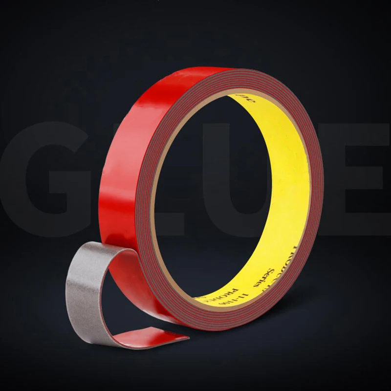 1Pc Sticky Double Sided Tape Glue Tape 0.8mm Thickness Super Strong Double Side Adhesive Foam Tape For Mounting Fixing Pad