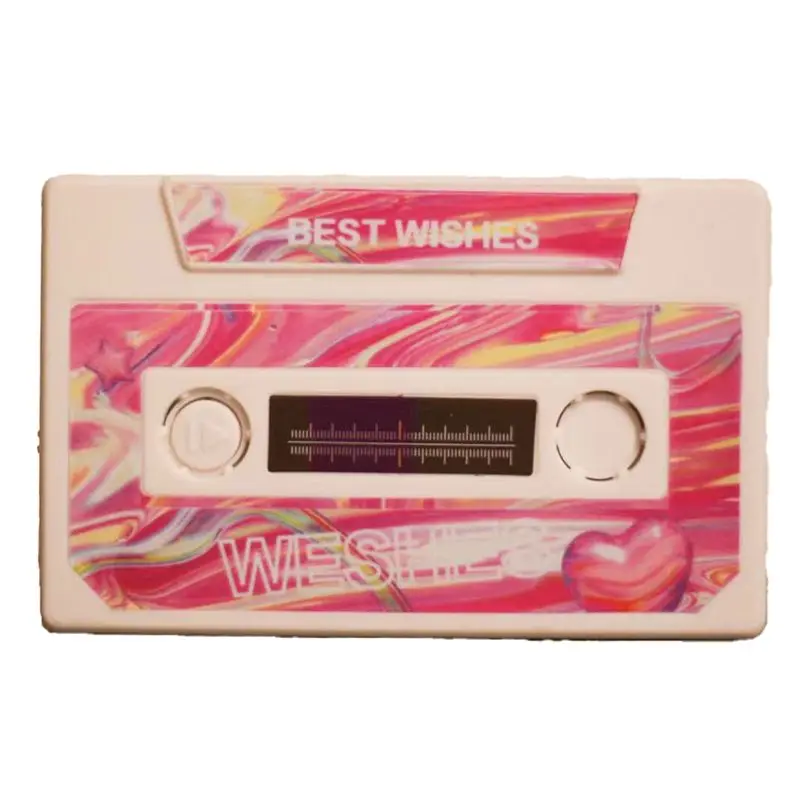 AC57-Recording Voice Card Tape Greeting Card Recordable 300 Seconds DIY Recording Music Card Anniversary Birthday Gift