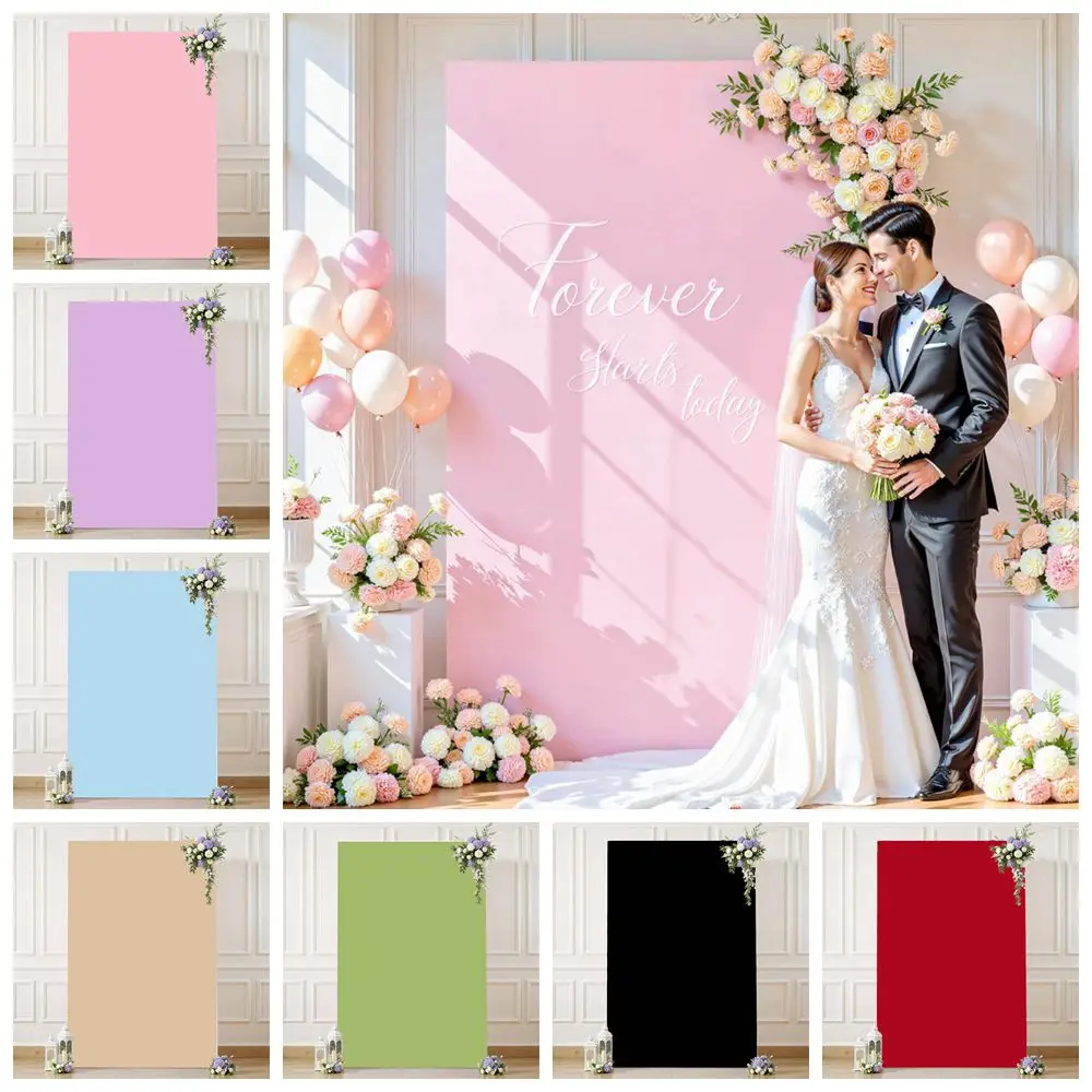 

Square Arch Backdrop Cover White Pink Black Wedding Birthday Party Baby Shower Spandex Rectangle Arch Cover Photo Background
