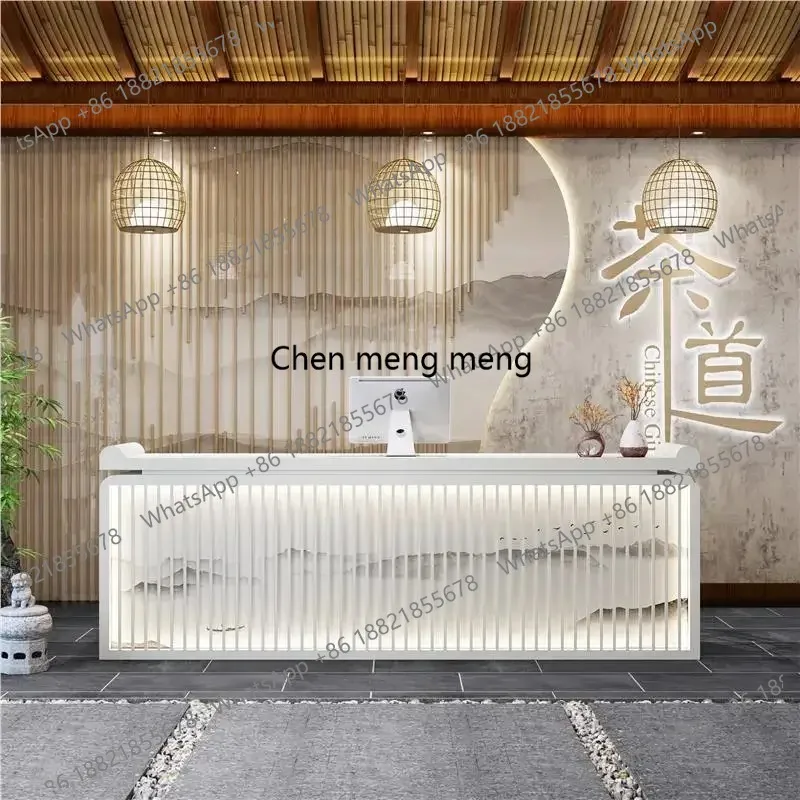 

Эстетичная мебель для ресепшн: роскошная стойка для салона красоты, спа-салона, парикмахерской, офиса, кафе. Современный дизайн.