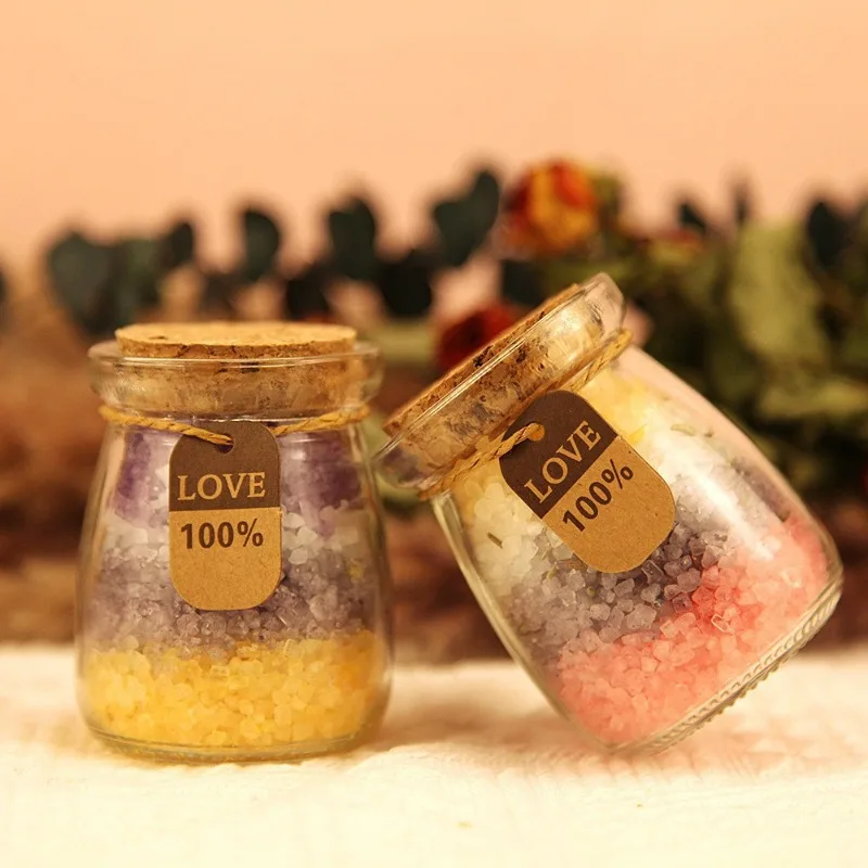 

110G Aromatherapy Bath Salts Himalayan Mineral Salts Rose Lavender Crystal Salts