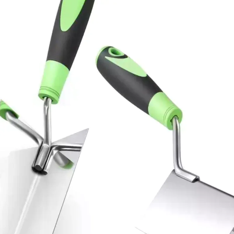 Drywall Corner Knife Rust Resistant Stainless Steel Dual Use Inside Outside Corner Trowel for Construction Drywall Finishing