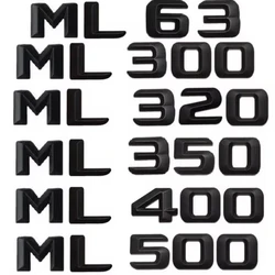 For ML-class ML55 ML63 ML300 ML320 ML350 ML400 ML500 ML550 CDI CGI Trunk letter Emblem Badge Black 2015
