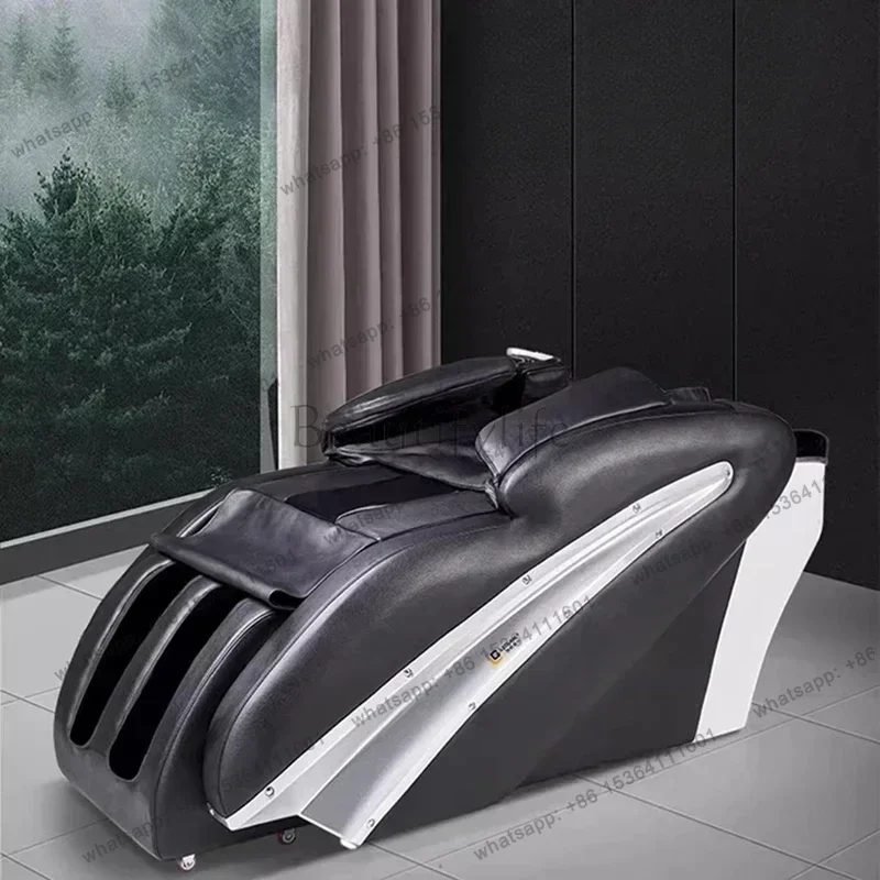 LSSmart Massage Shampoo Chairs Multi-functional Fully Automatic Thai Barber Shop Electric Flush Hair Salon Furniture Sillas FYSB