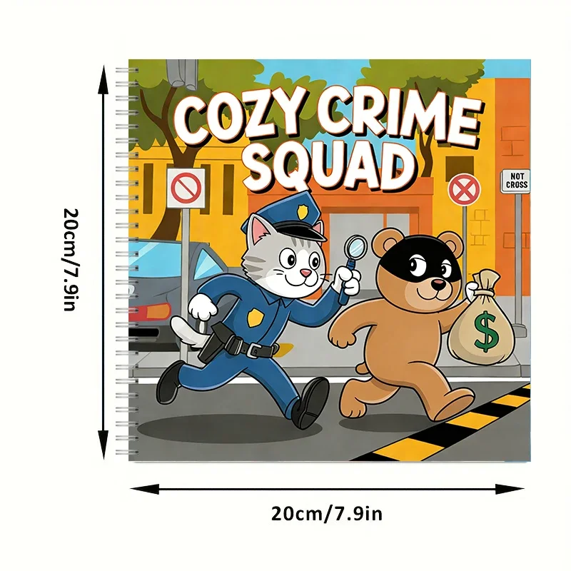 Coloring Book Cozy Silly Squad for Adult Colouring Book, Birthday Day Gift, Back to School Supplies, Adults Cute Drawing Book