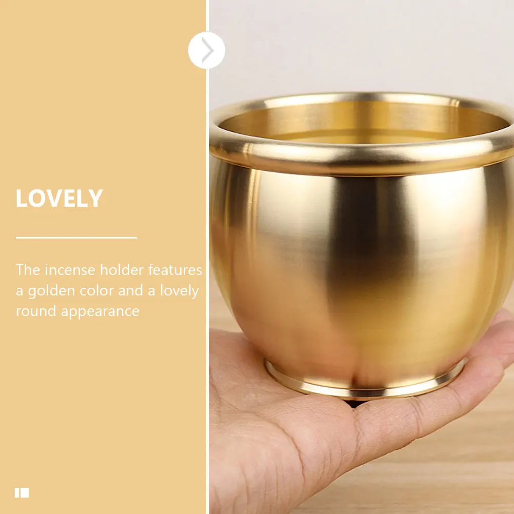 Messing Weihrauch Stick Halter Runde Hause Brenner Dekor Kupfer Räuchergefäß Platte Desktop Ornament Kompakte Tragbare Asche Tablett