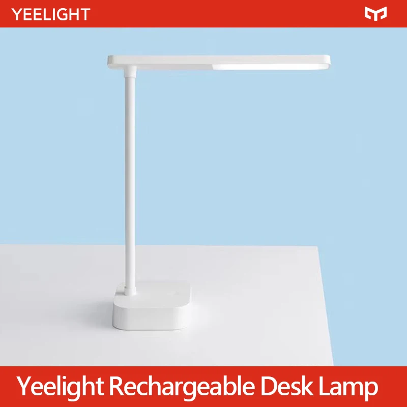 Yeelight Rechargeable Desk Lamp Book Lamp Sleep Assist Light Cool White Light Eye Protection 360° Twistable USB-C Charging