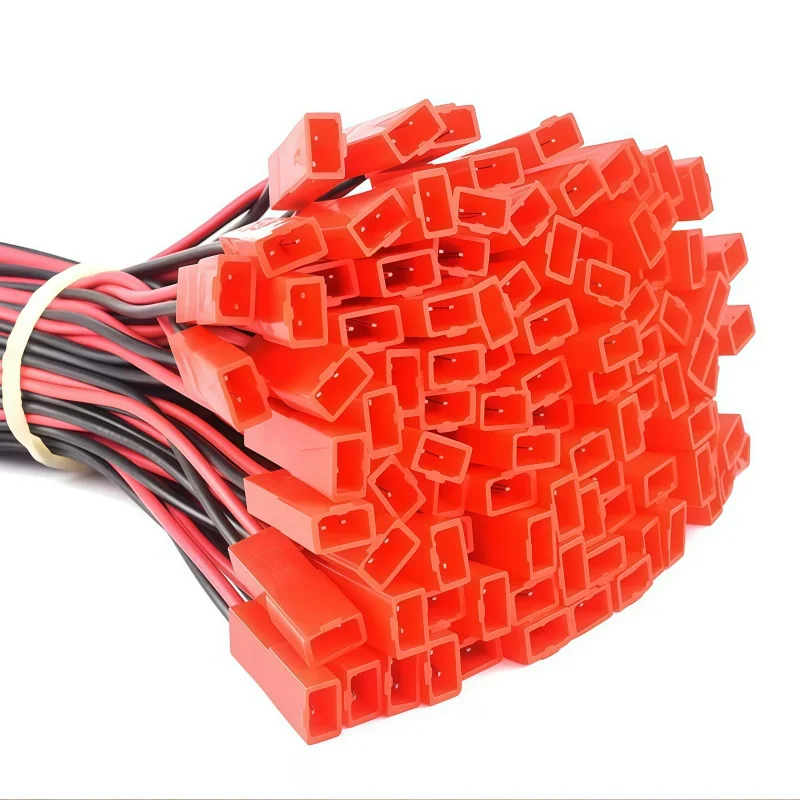 สายเชื่อมต่อ JST แบบตัวผู้และตัวเมีย 20 ชิ้น สำหรับงาน DIY ขั้วต่อ 2 พิน พร้อมขั้วต่อแบบเสียบ