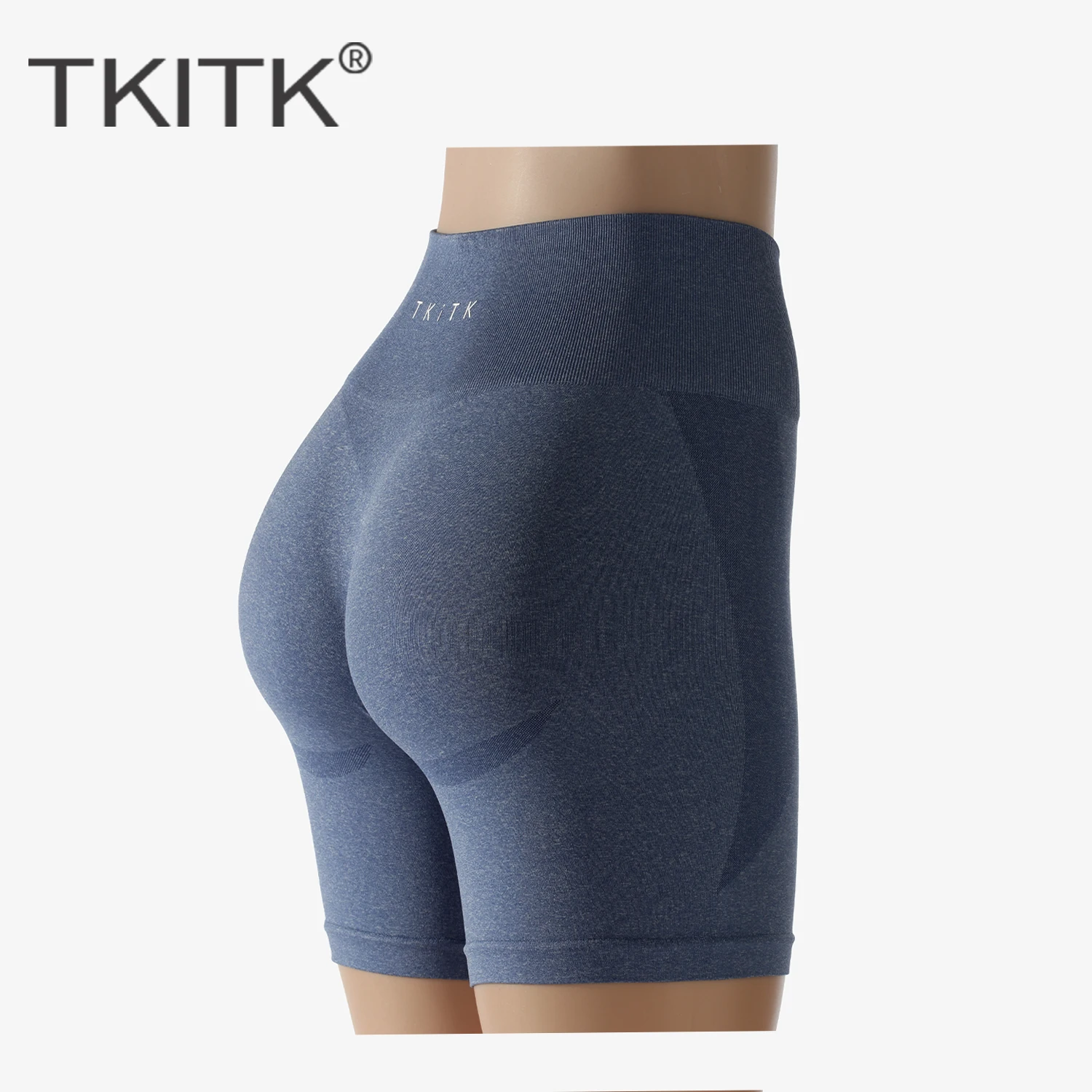 TKITK Seamless Shorts for Women Push Up Booty Workout Shorts Fitness Sports Short Gym Clothing Yoga Shorts image 2