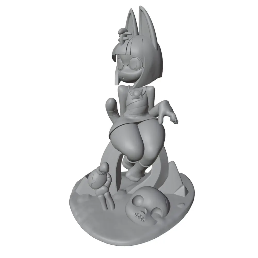 Estatua GK Anime miniatura 3D sin montar ni pintar 1/24 - imagen 3