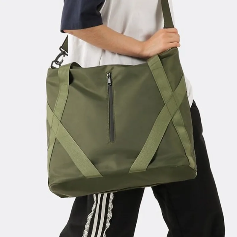 

Men's Crossbody Bags Sewing Thread Large Capacity for Women Zipper Camping Messenger Bag Hiking Durable Vintage Tote Handbags