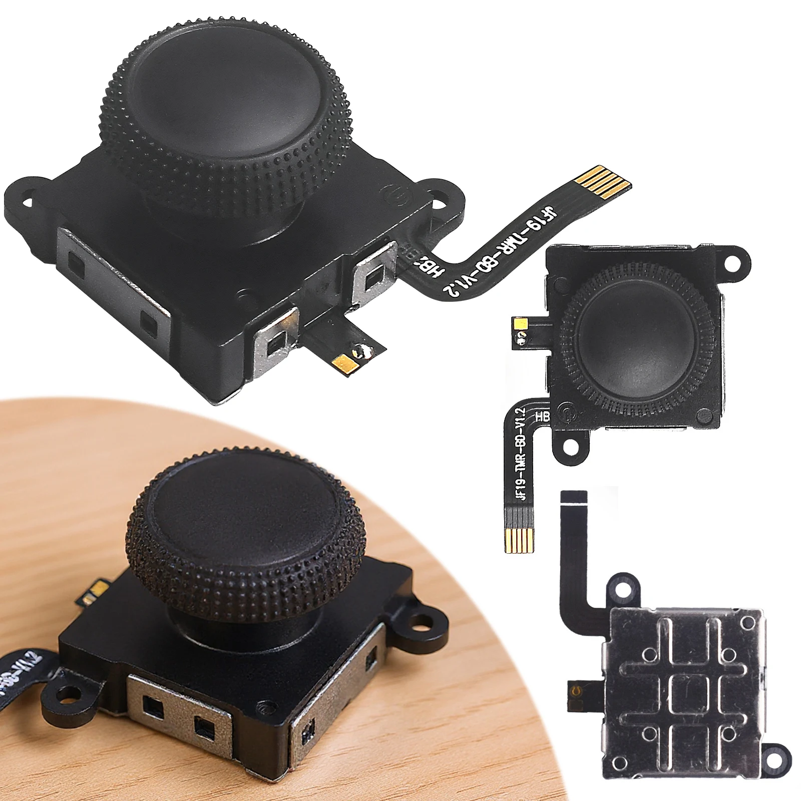 TMR Sensing Joystick Replacement Analog Thumbstick TMR Electromagnetic Joystick Analog Joystick for Switch/OLED/Lite